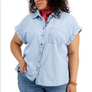Camp Shirt - Macy’s Plus Size Brand New